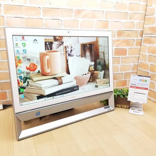 【 メモリーが16GB 】★超美品・Office搭載★ デスクトップ・一体型パソコン　VALUESTAR S VS370/RSW/　Windows10 / CPU Celeron 2955U / HDD 1TB / / Wi-Fi / webカメラ