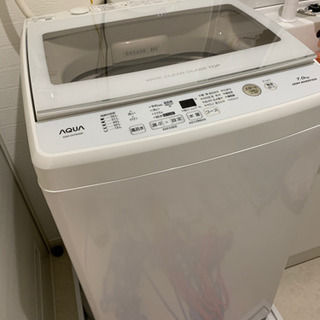 2回使用！AQUA 洗濯機