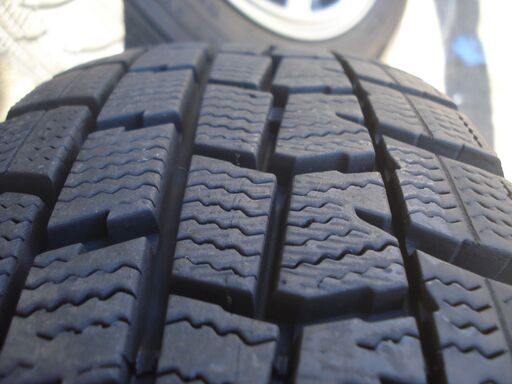 バリ山　軽自動車用　ダンロップ155/65R14　中古スタッドレス　アルミセット