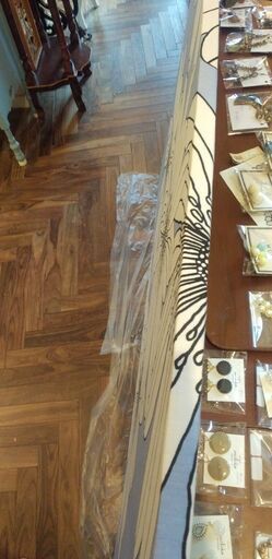A海外買付品【北欧ファブリックパネル】ハンドメイド　アルメダールス縦90横140★天王寺区の桃谷駅より徒歩5分 