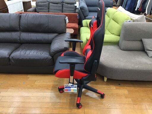 【トレファク鶴ヶ島店】GT RACING ゲーミングチェア レッド