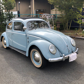 車検満タン 1957年式 VWビートル オーバル 6V キャンバ...