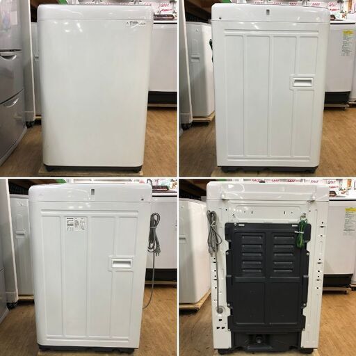 美品【 Panasonic 】パナソニック 洗濯5.0kg 全自動洗濯機 お手入れしやすい抗菌加工 ビッグフィルター 送風乾燥NA-F