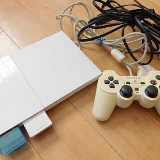 プレステ2　PS2　SCP-H90000　ホワイト　メモリーカード　ソフト7個まとめて色々　ワンダと巨像　ドラゴンボールの画像