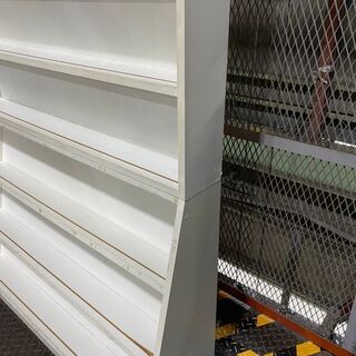 棚 白棚 収納 ラック CD DVD 本 005の画像