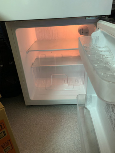 【11/2(月)終了予定】2019年製一人暮らし用2ドア冷蔵庫ハイセンス冷蔵67L 冷凍26L　受け渡し場所日時指定