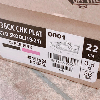 VANS スニーカー　22cm 【使用頻度 少】の画像