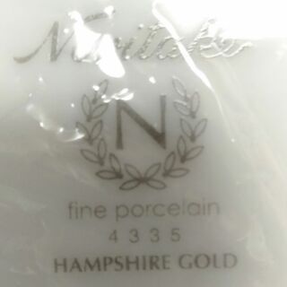 新品、未使用　ノリタケ　HAMPSHIRE GOLD ハンプシャ...