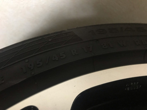 zc33s スイフトスポーツタイヤ付き ホイール　一本