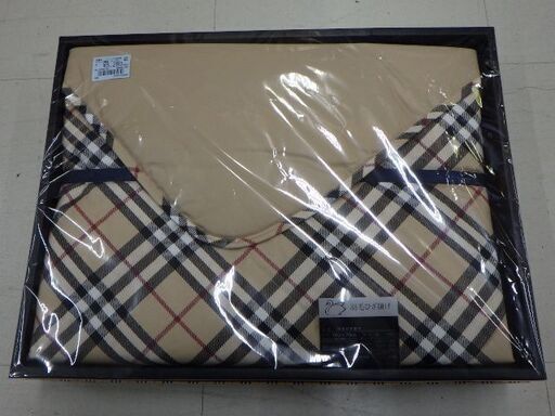 BURBERRY バーバリー 西川産業 ショップ 羽毛ひざ掛け 150×70cm