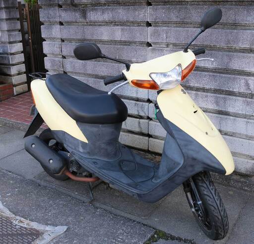 値下げ。絶好調！スズキ レッツ2 CA1PA 2スト50ccスクーター　軽快に走ります。7,250Km