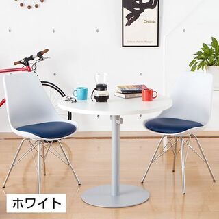 ミーティングテーブル　リフレッシュテーブル　丸型　幅80×奥行80×高さ70cmの画像