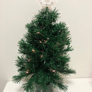 決まりました　中古品ファイバーライトクリスマスツリー