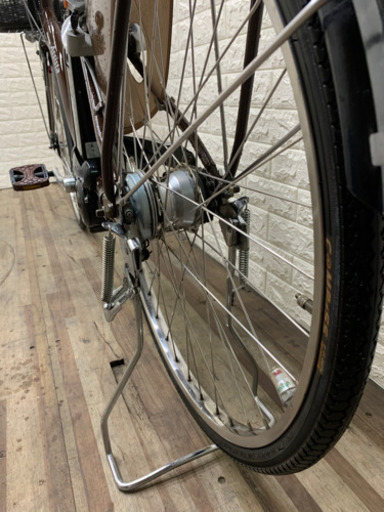ブリジストン　assista ブラウン新基準　電動アシスト自転車