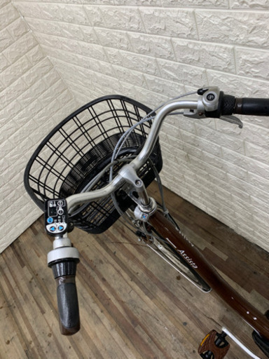 ブリジストン　assista ブラウン新基準　電動アシスト自転車
