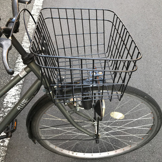 自転車27インチ(カギ、カゴ、ライト付き)