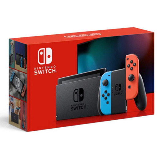 Nintendo Switch 本体 Joy-Con(L) ネオンブルー/(R) ネオンレッド(バッテリー持続時間が長くなったモデル)