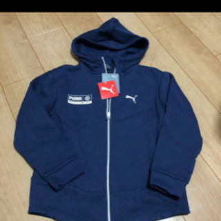 PUMA パーカー　フルジップパーカー  裏起毛　140