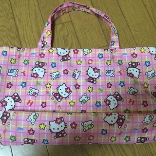（商談中）無料☆ キティちゃん ナイロンバックの画像