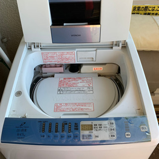 洗濯機　乾燥機能付き　HITACHI 8kg 説明書ありの画像