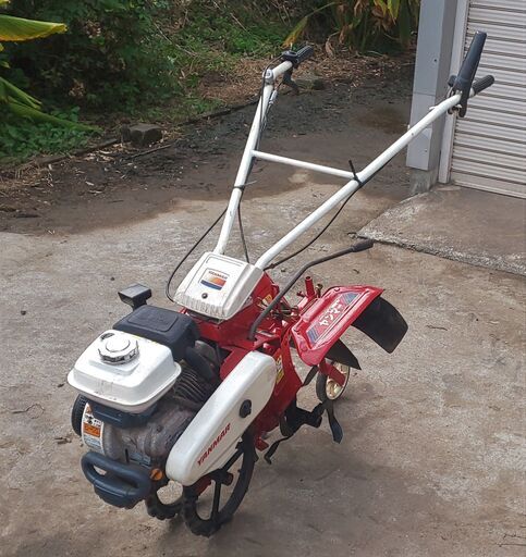 鹿児島発　ヤンマー　3馬力　ガソリンエンジン二輪管理機　HK3　ハンドル反転　ロータリーカバー開閉