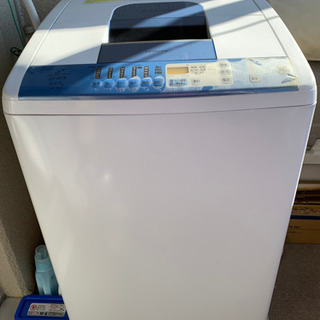 洗濯機　乾燥機能付き　HITACHI 8kg 説明書あり
