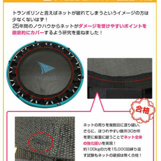 大人用トランポリン 耐荷重約85kgの画像