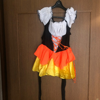 【値下げ】魔女コスプレ3点セット（ハロウィンなどに最適）の画像