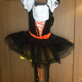 【値下げ】魔女コスプレ3点セット（ハロウィンなどに最適）の画像
