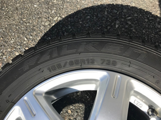 【軽自動車用】スタッドレスタイヤ(2018)＆ホイール 155/65R13 73S