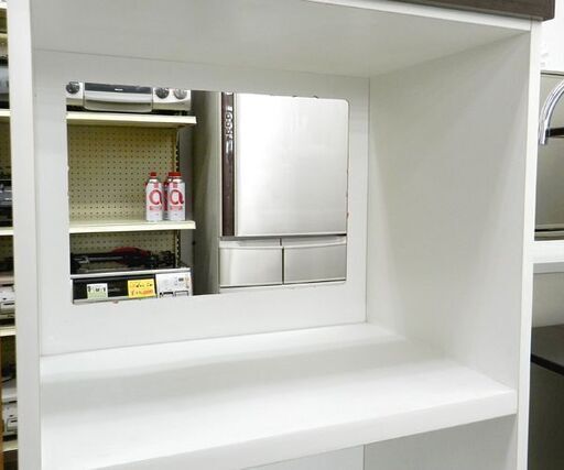 レンジボード 幅58cm キッチン収納 ブラウン 木目調 家電ボード ☆ PayPay(ペイペイ)決済可能 ☆ 札幌市 北区 屯田