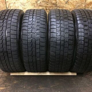 DUNLOP WINTER MAXX WM01 215/55R17 17インチ スタッドレス 4本 2014年製 エスティマ オデッセイ ジューク等　(VTB280) クレジットカード QR決済可能