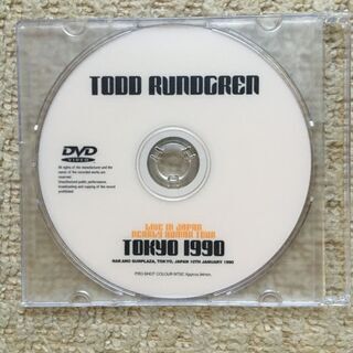 TODD RUNDGREN / TOKYO 1990 (DVDR)の画像