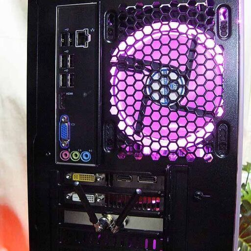 【☆PinkPurple☆ハイパー無線 i7同等ゲーミングPC】フォートナイト◎現品組み上げ製造管理番号：ST1021_2W