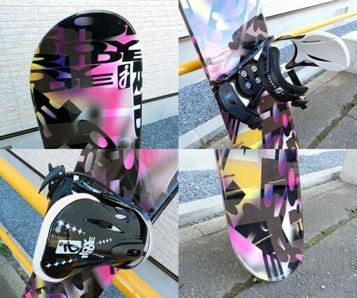 joyride/ジョイライド 150cm スノーボード キャンバーボード バインディング+ケースセット