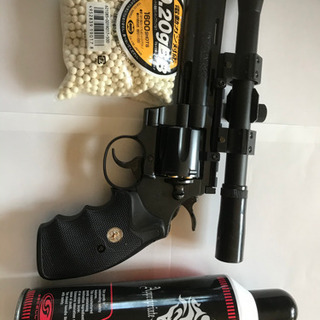 値下げ]絶版 マルイ ガスリボルバー パイソン357 6inch カスタム