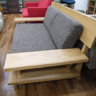 木枠の2人掛けソファのご紹介！有料配送あり【トレファク入間店