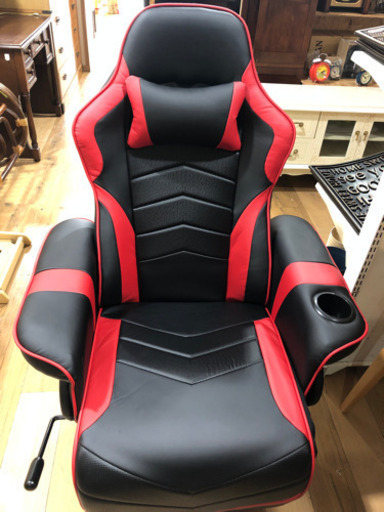 【お問い合わせ殺到‼︎】新品商品　お家時間　高級　組立式　ゲーミング　チェア　オススメ　大人気‼︎   リラックス　ゆったり　レッド　目玉商品‼︎