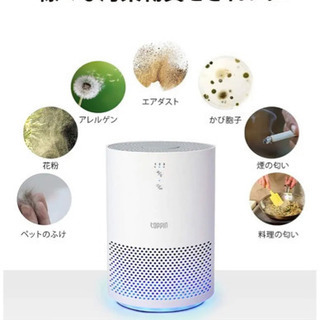 小型空気洗浄機　静音省エネ　微細粒子99.97%除去　3段階風速設定の画像