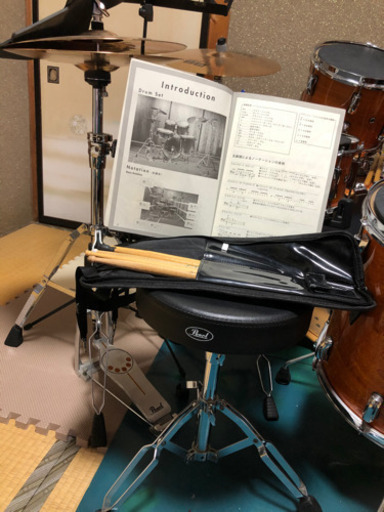♪ pearlドラムセット美品　お話し中