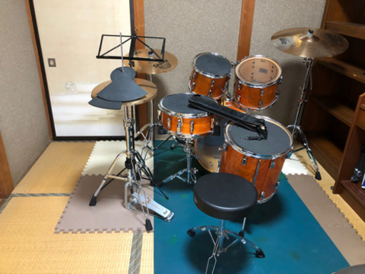 ♪ pearlドラムセット美品　お話し中