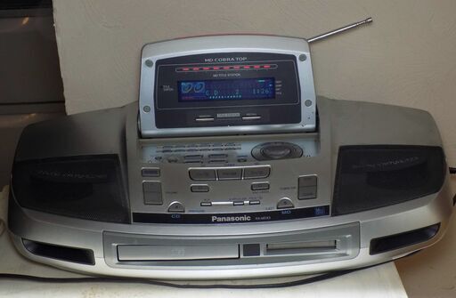 Panasonic パナソニック CD MD プレーヤー RX-MDX3 ラジカセ？ COBRA TOP