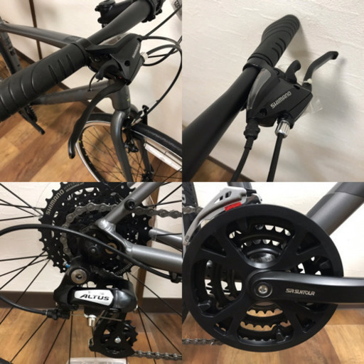 未使用 FELT フェルト VERZA SPEED 50 マットグレー2020 クロスバイク