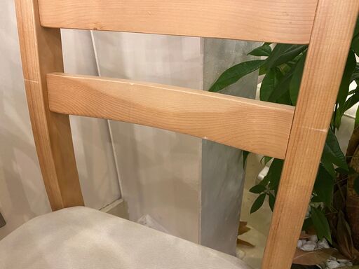 IKEA イケア ダイニングテーブルセット テーブル チェア 椅子 3点セット ナチュラル×白 中古品