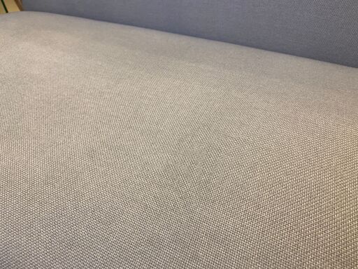 ソファ ベンチタイプ 2人掛け 2.0P 2シーター グレー×ナチュラル 中古品②