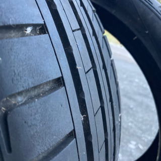 18インチ タイヤ2本セット 225/40 バリ山の画像