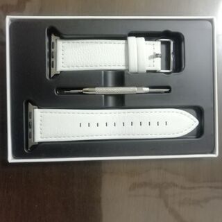 Applewatch　バンド　Fullmosa　42ｍｍ　白