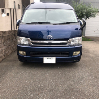 H19年式ハイエースグランドキャビン エアサス 車椅子移動車 車検2年付の画像