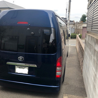 H19年式ハイエースグランドキャビン エアサス 車椅子移動車 車検2年付の画像