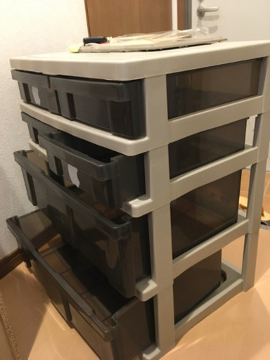 プラ収納引き出し